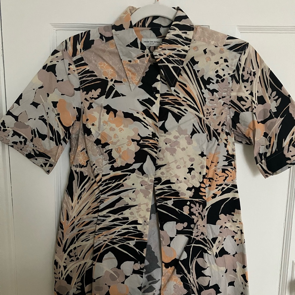 Patterned Short Sleeve Shirt